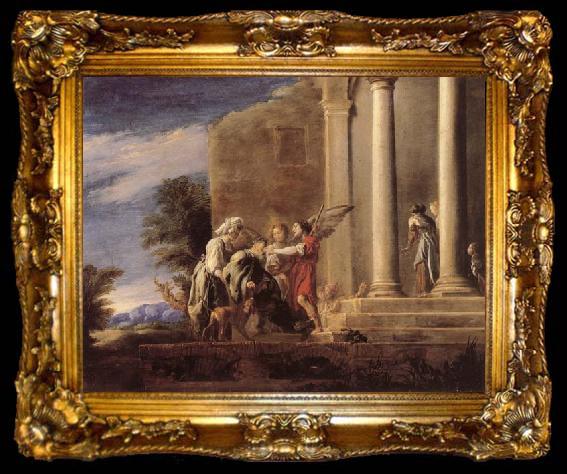 framed  FETI, Domenico The Healing of Tobit, ta009-2